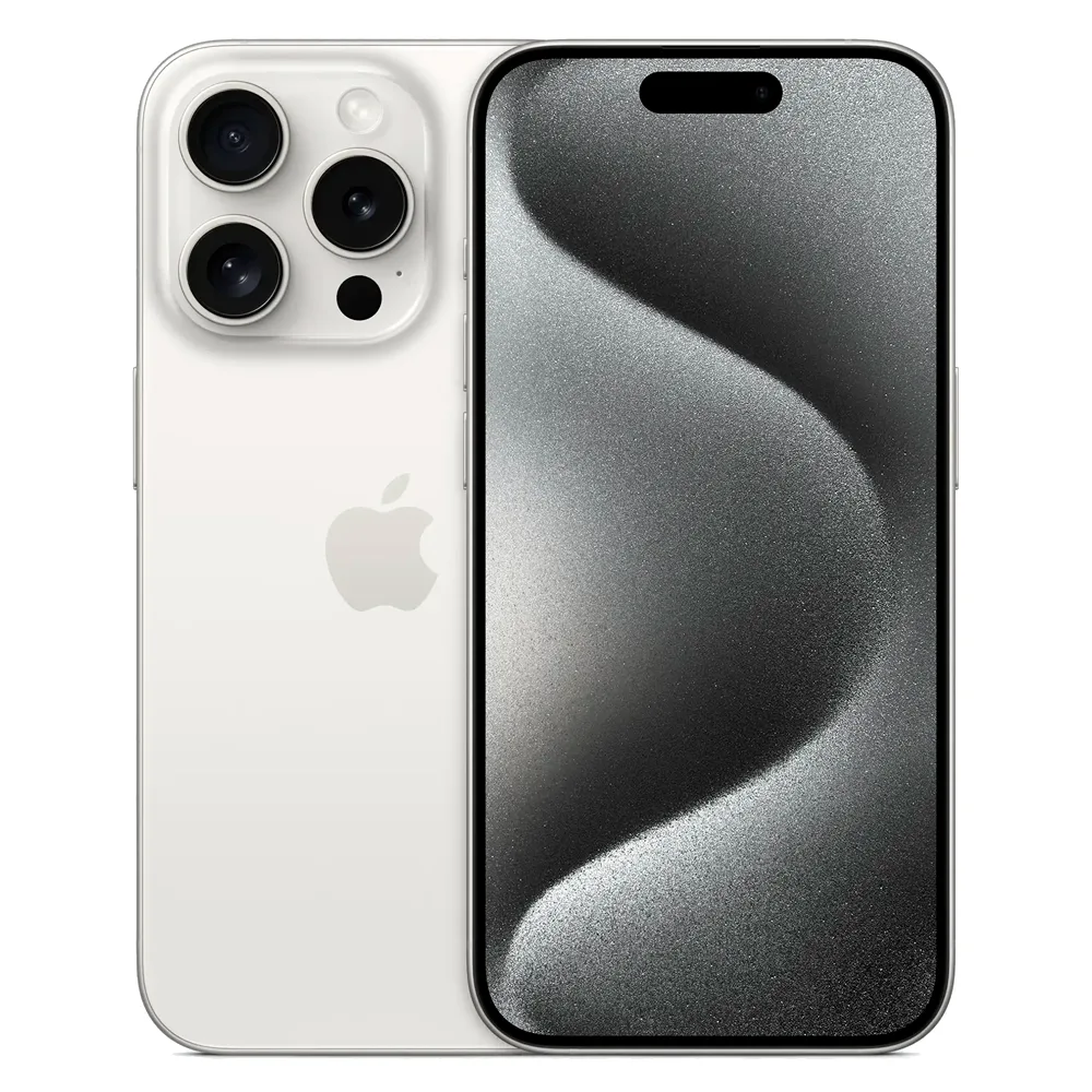Смартфон Apple iPhone 15 Pro 1TB eSIM, White Titanium (Белый)