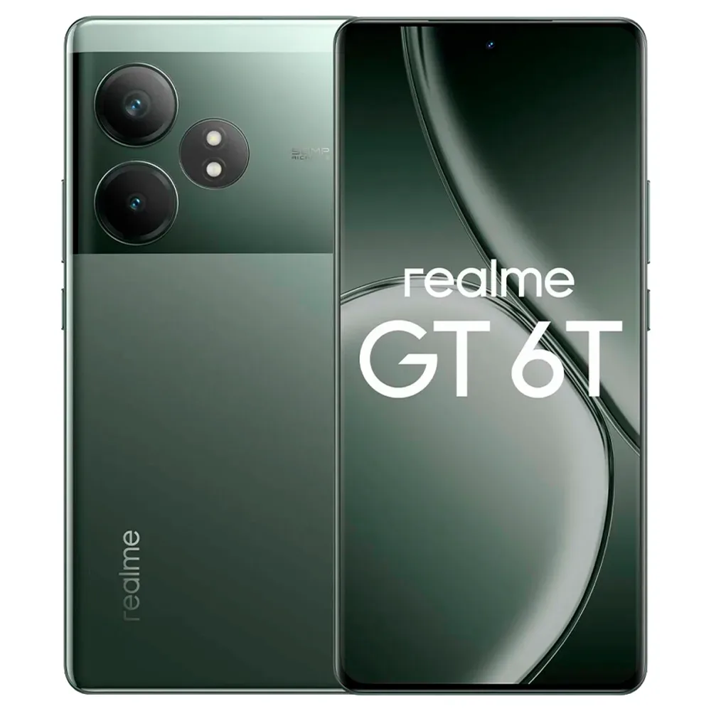 Смартфон Realme GT6T 12/256GB, Green (Зеленый туман)