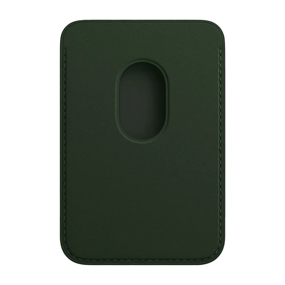 Кожаный чехол-бумажник с поддержкой MagSafe Apple Leather Wallet, Green