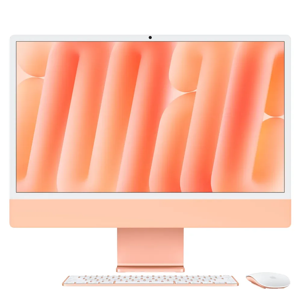 Моноблок Apple iMac 4.5K 24" (M4, 10 CPU/10 GPU, 2024) 32/512GB, Orange (Оранжевый)