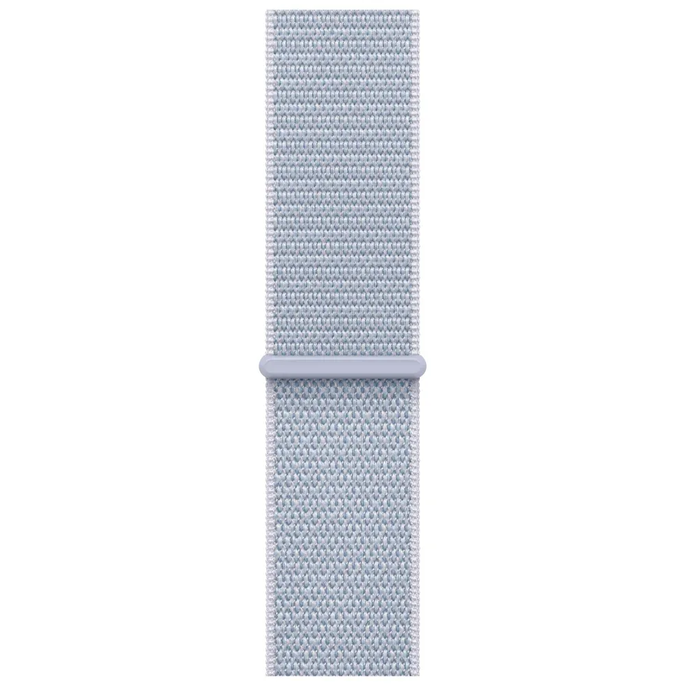 Умные часы Apple Watch Series 10 GPS, 46mm, Silver Aluminium Case with Sport Loop, Blue Cloud