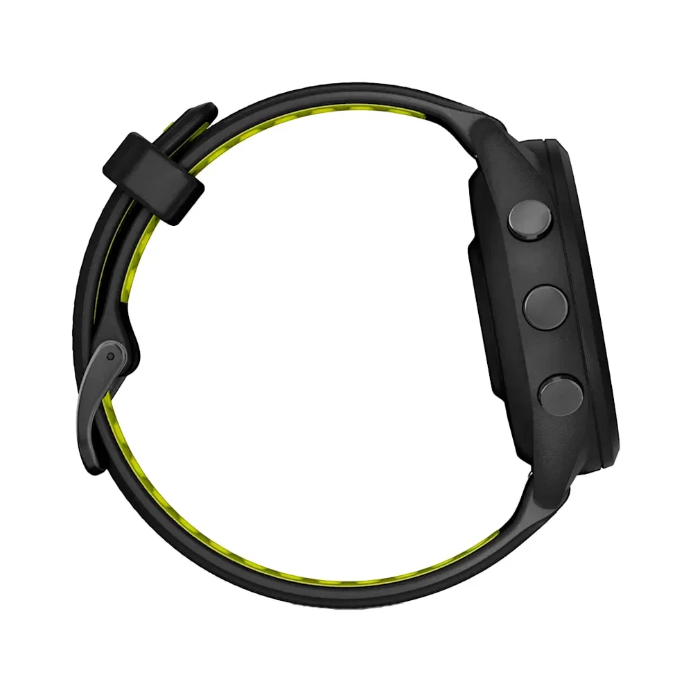 Умные часы Garmin Forerunner 265s, 41.7mm, Black / Amp Yellow (010-02810-13)