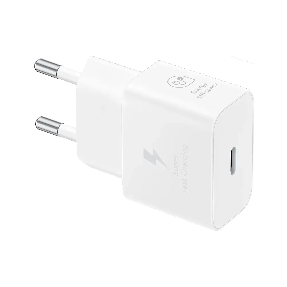 Сетевое зарядное устройство Samsung EP-T2510, USB-C + кабель Type-C, 25W, White (Белый)